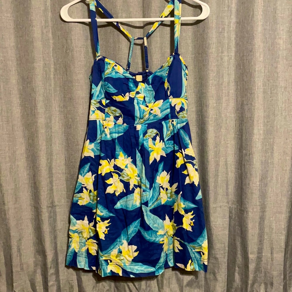 Blue Floral Dress